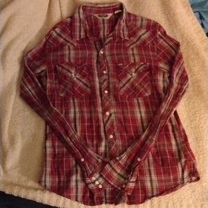 Salt Valley Western long sleeve medium button down top